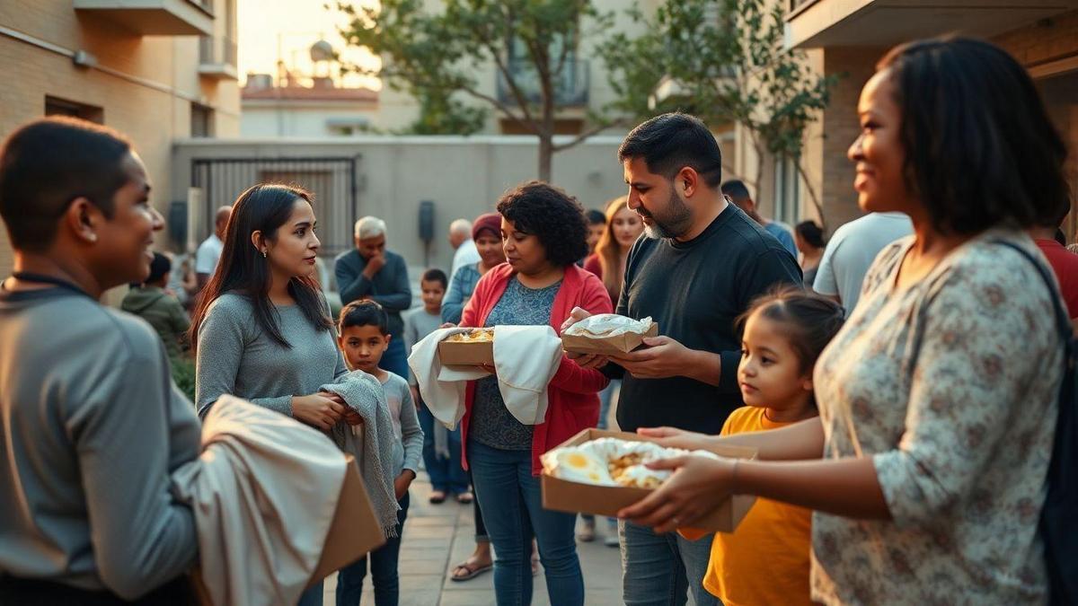 Compartir bendiciones que cambian vidas en tu comunidad