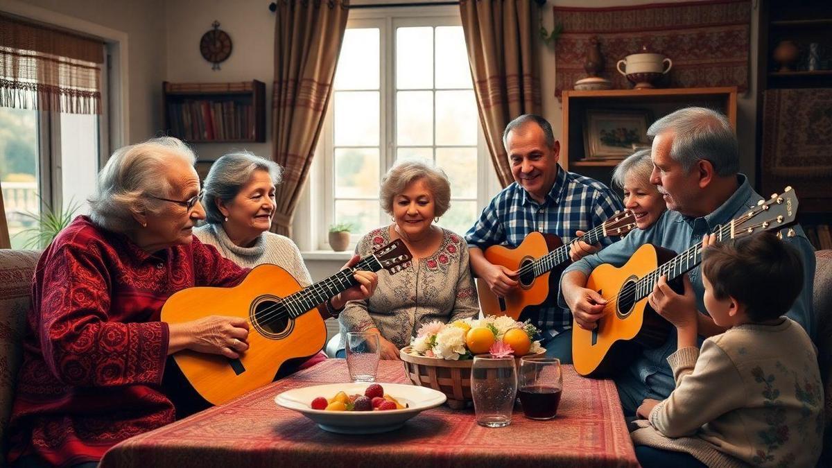 Herencia cultural familiar en tus costumbres y canciones
