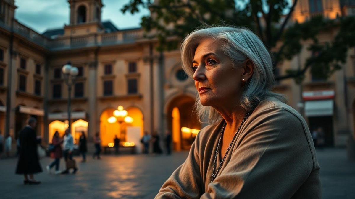 Sabiduría personificada: imagen que te habla desde la plaza