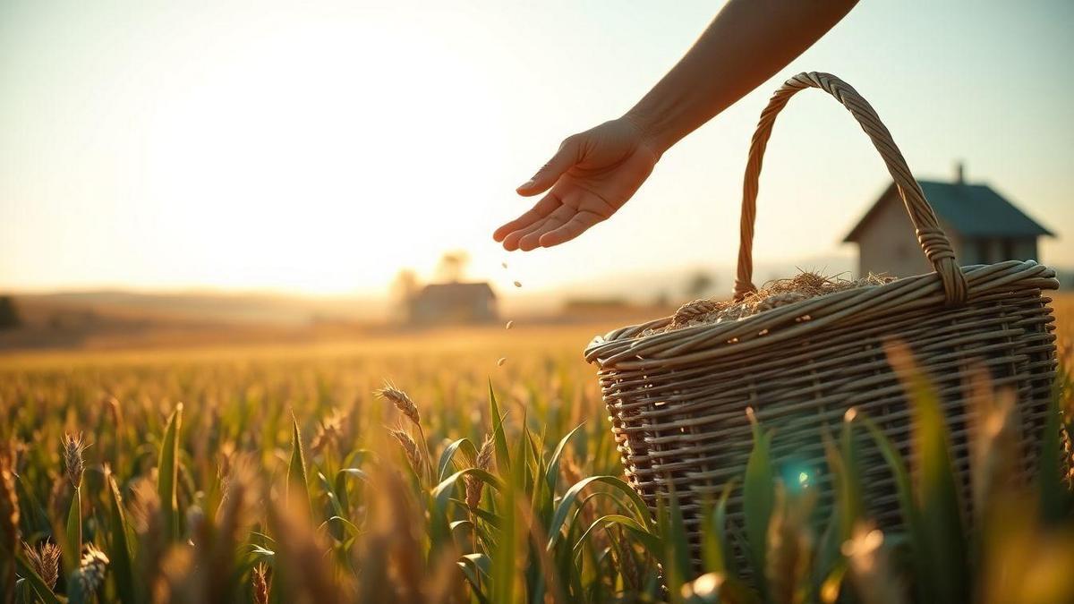 Sentido literal en la Biblia: El que siembra justicia tendrá galardón (Prov 11:18)